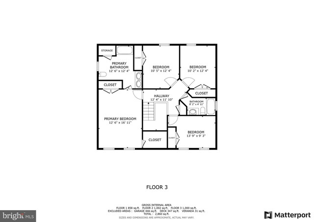 2452 Tuckahoe Ct, Waldorf, MD 20601 - property floor plan