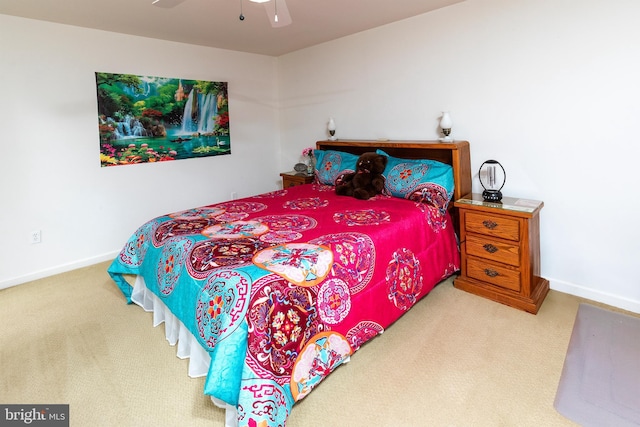 31142 Mills Chase Dr Unit 9, Lewes, DE 19958 - bedroom featuring carpet flooring, baseboards, and ceiling fan