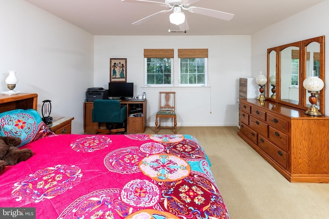 31142 Mills Chase Dr Unit 9, Lewes, DE 19958 - carpeted bedroom featuring a ceiling fan and baseboards