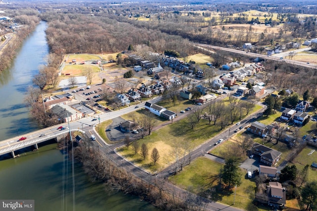 225 S Hanover St, Pottstown, PA 19465 - aerial view of property and surrounding area featuring a large body of water