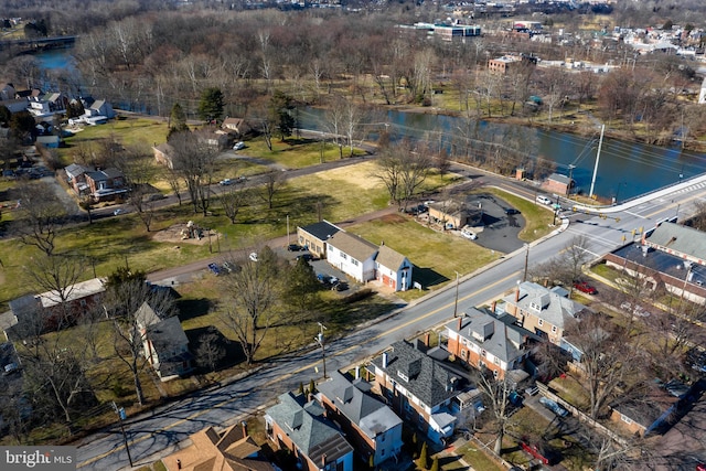 225 S Hanover St, Pottstown, PA 19465 - aerial view of property's location with a large body of water