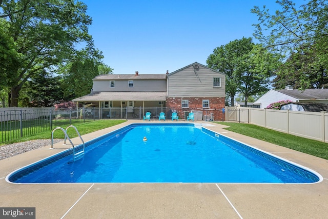 view of pool
