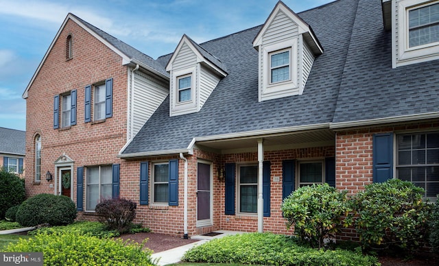 125 Wyndham Way, Harrisburg, PA 17109 - view of front of home with a shingled roof and brick siding