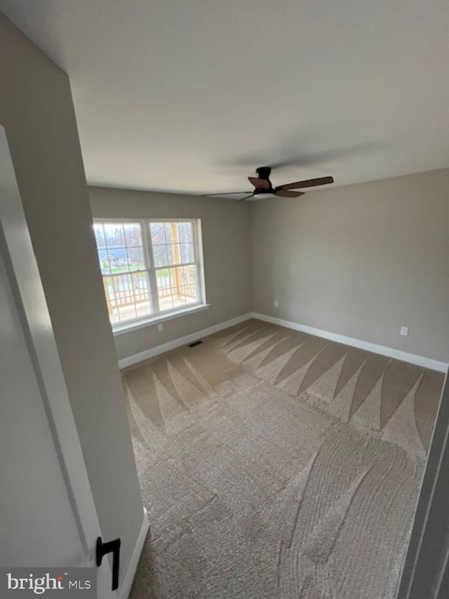399REAR Beck Mill Rd, Hanover, PA 17331 - unfurnished room featuring a ceiling fan, carpet floors, and baseboards