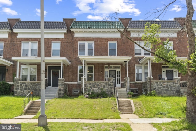 1609 E 33rd St, Baltimore, MD 21218 - multi unit property featuring brick siding, a tile roof, and mansard roof