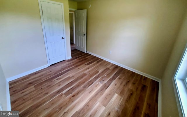 4302 Messick Rd, Rhodesdale, MD 21659 - spare room featuring baseboards and wood finished floors
