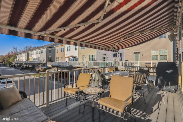 801 Skippers Ln, Annapolis, MD 21401 - deck with a residential view