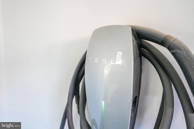 garage view of car charger