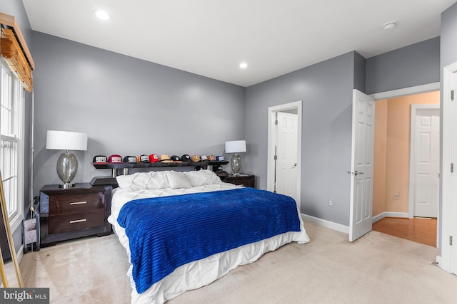 12406 Old Grey Mare Ct, Reisterstown, MD 21136 - bedroom featuring carpet floors, baseboards, and recessed lighting