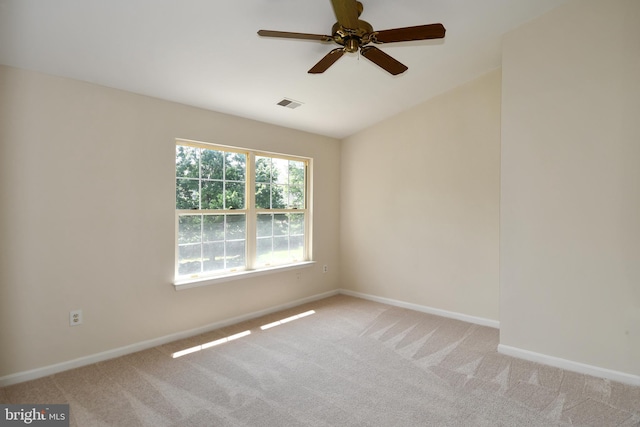43193 Ribboncrest Ter, Ashburn, VA 20147 - spare room featuring light carpet and ceiling fan