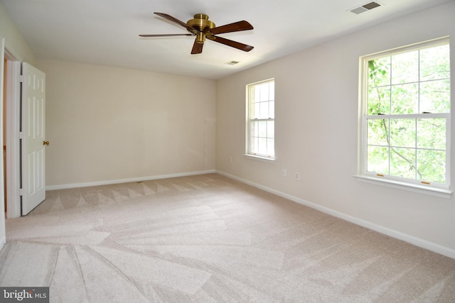 43193 Ribboncrest Ter, Ashburn, VA 20147 - spare room with carpet flooring and a ceiling fan