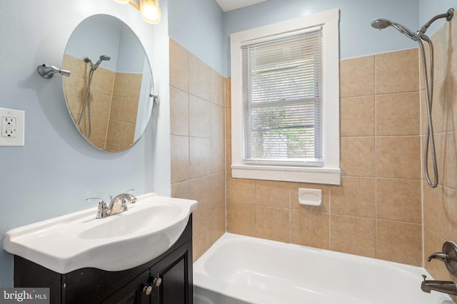 3322 Ely Pl SE, Washington, DC 20019 - bathroom with shower / bath combination and vanity