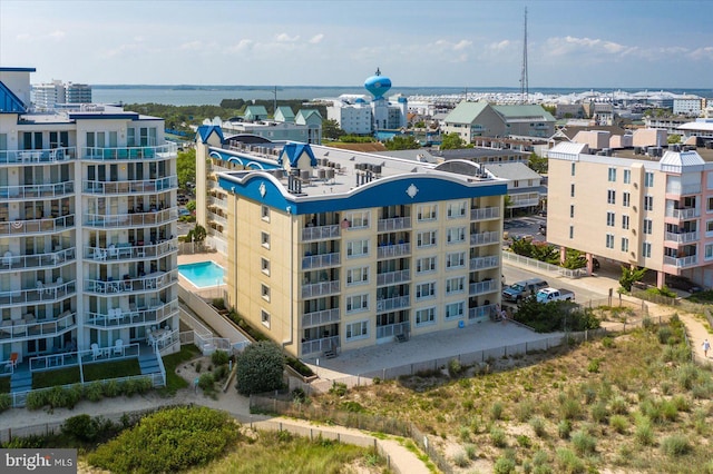 6007 Atlantic Ave Unit 207, Ocean City, MD 21842 - bird's eye view of apartment complex and a pool area