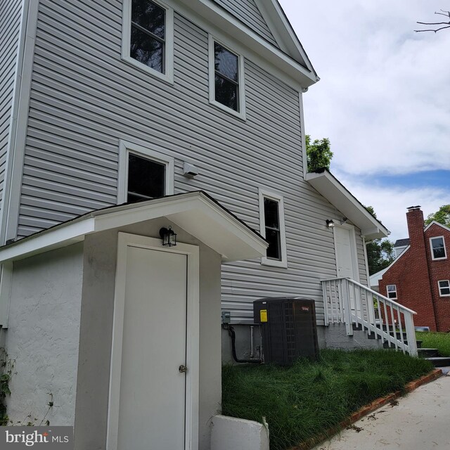 3608 Upshur St, Brentwood, MD 20722 - view of side of home featuring central air condition unit