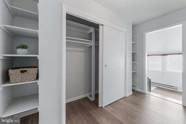 15415 Michigan Rd, Woodbridge, VA 22191 - closet featuring baseboard heating and a baseboard heating unit