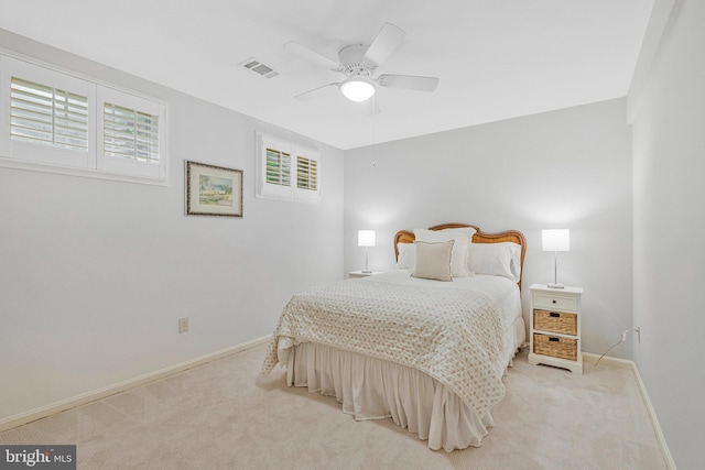 1153 Randolph Rd, Mclean, VA 22101 - bedroom with light carpet and ceiling fan