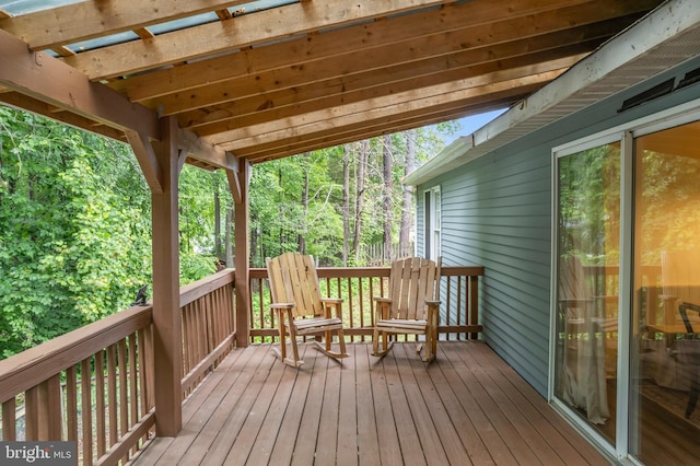 11600 Saddleback Dr, Fredericksburg, VA 22407 - view of wooden terrace