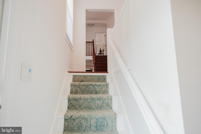 view of stairs