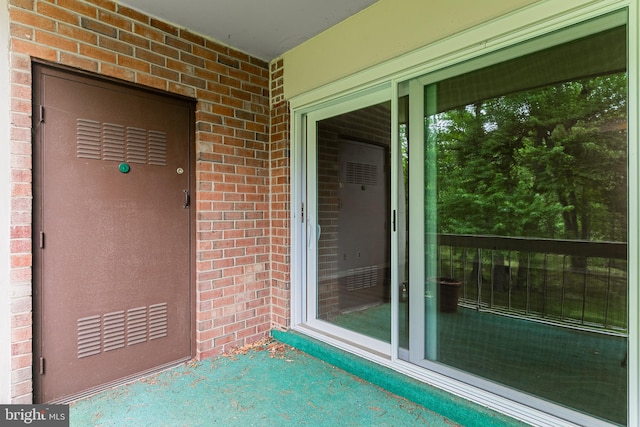 129 Echelon Rd, Voorhees, NJ 08043 - property entrance with brick siding