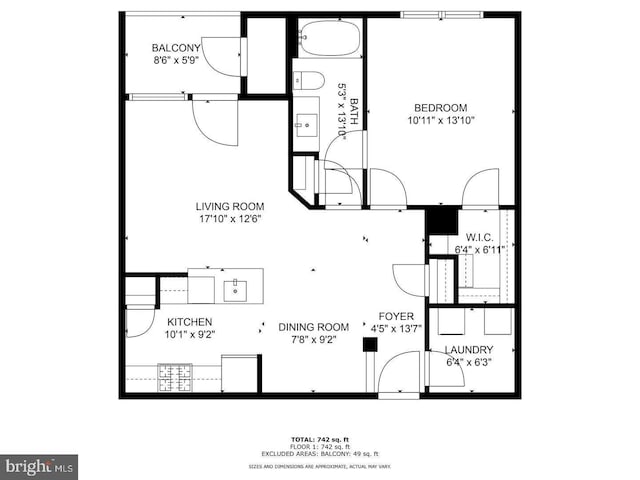4862 Eisenhower Ave Unit 269, Alexandria, VA 22304 - property floor plan