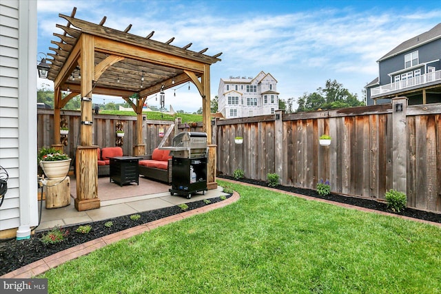 3118 Grove Ct, Mechanicsburg, PA 17055 - view of yard featuring a pergola and a patio area