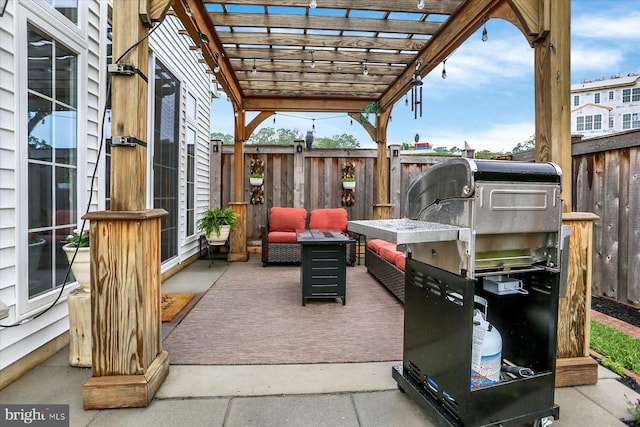 3118 Grove Ct, Mechanicsburg, PA 17055 - view of patio with a pergola