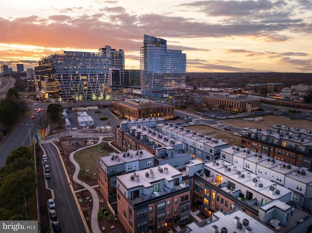 11244 Faraday Park Dr, Reston, VA 20190 - aerial view at dusk of a view of city