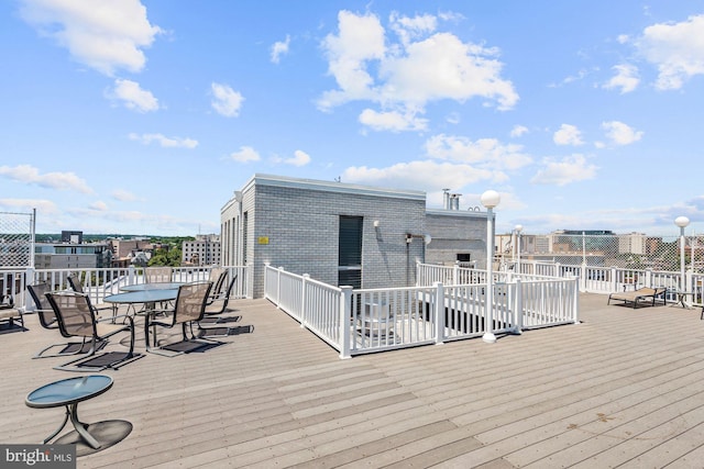 1601 18th St NW Unit 1015, Washington, DC 20009 - deck with outdoor dining space