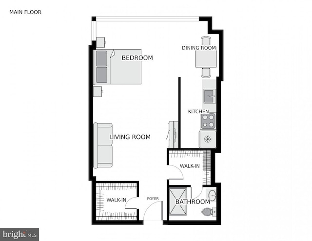 1601 18th St NW Unit 1015, Washington, DC 20009 - property floor plan