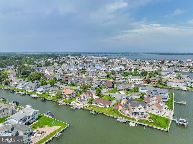 18 Ebb Tide Ct, Ocean Pines, MD 21811 - aerial view of residential area featuring a large body of water