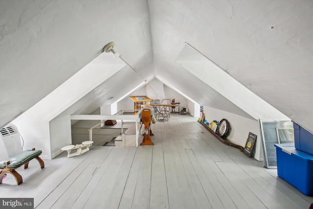501 Park Row Pl, Harpers Ferry, WV 25425 - additional living space featuring vaulted ceiling and wood-type flooring