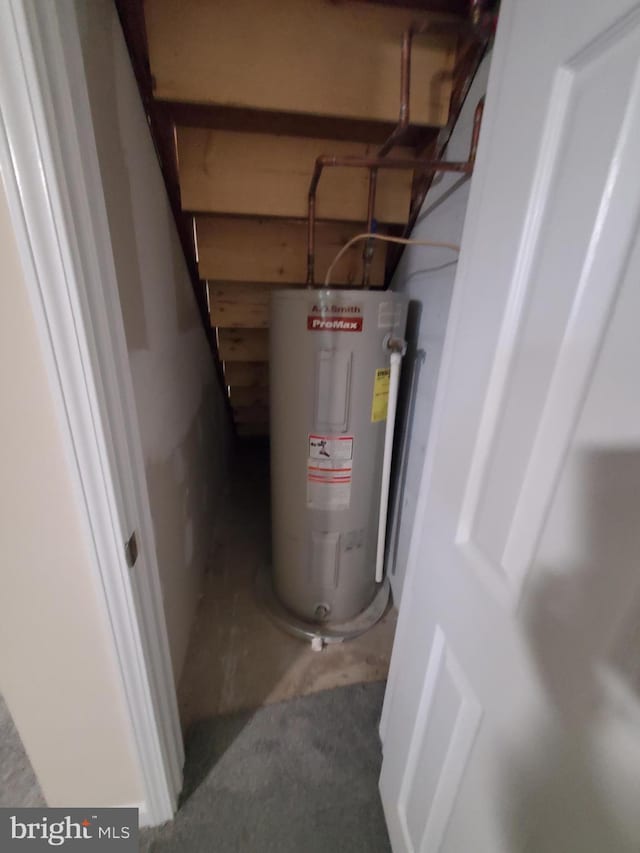 117 S Shenandoah Ave, Front Royal, VA 22630 - utility room featuring water heater
