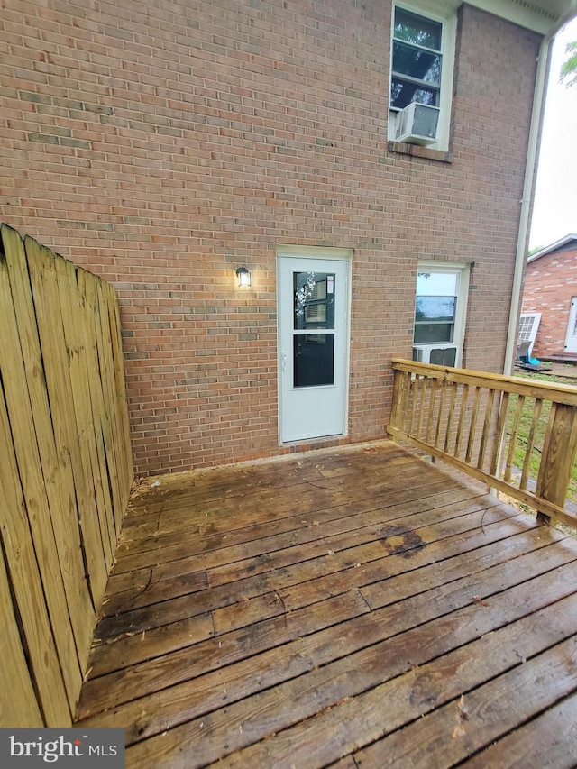 117 S Shenandoah Ave, Front Royal, VA 22630 - deck with cooling unit