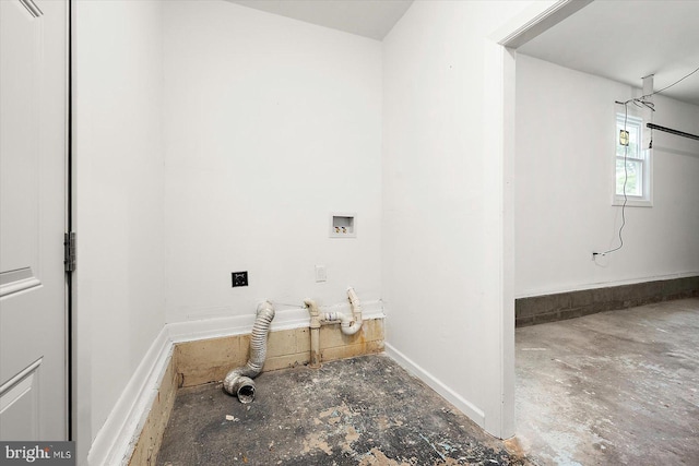 104 Louise Ave, Salisbury, MD 21804 - laundry area with hookup for an electric dryer and washer hookup