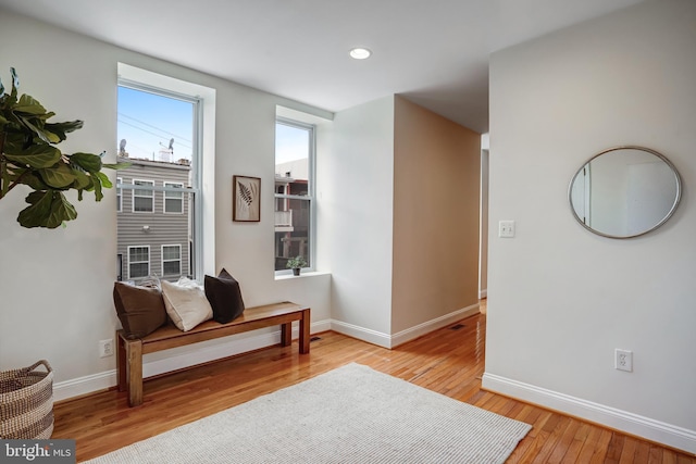 15 Todd Pl NE, Washington, DC 20002 - hallway featuring baseboards, light wood finished floors, and recessed lighting