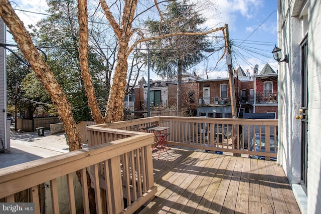 15 Todd Pl NE, Washington, DC 20002 - wooden terrace with a residential view