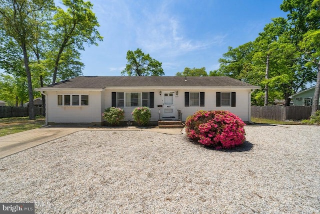 507 Windsor St, Forked River, NJ 08731 - ranch-style house with fence