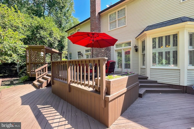 7808 Devereux Manor Ct, Fairfax Station, VA 22039 - view of deck