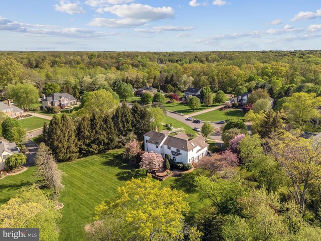 4 Stults Dr, Plainsboro, NJ 08536 - aerial view of a heavily wooded area