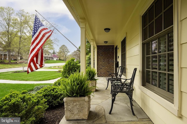902 Emerald Dr, Alexandria, VA 22308 - view of patio / terrace featuring covered porch