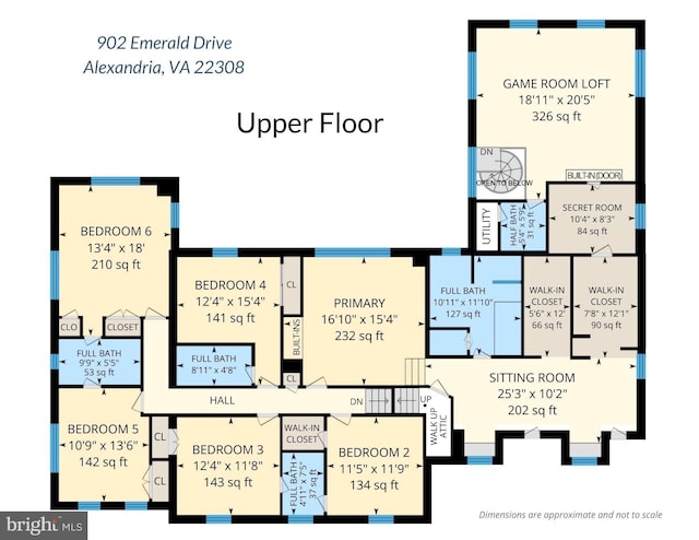 902 Emerald Dr, Alexandria, VA 22308 - home floor plan