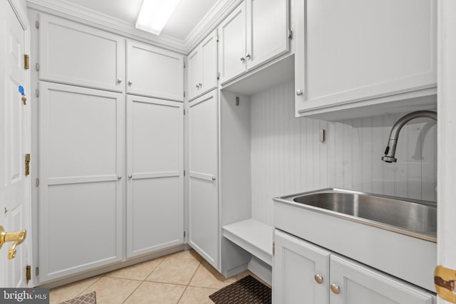502 Pride Of Baltimore Dr, Arnold, MD 21012 - mudroom featuring light tile patterned flooring and a sink