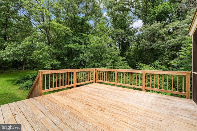502 Pride Of Baltimore Dr, Arnold, MD 21012 - deck featuring view of wooded area