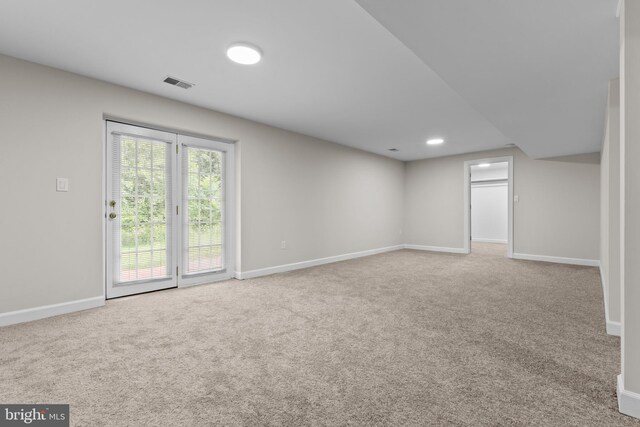 502 Pride Of Baltimore Dr, Arnold, MD 21012 - carpeted spare room with baseboards and recessed lighting