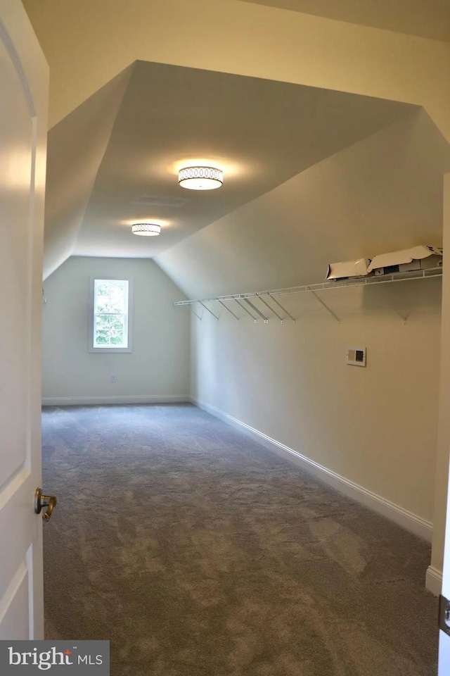 64B Kirk Rd, Garnet Valley, PA 19061 - bonus room featuring carpet flooring, lofted ceiling, and baseboards