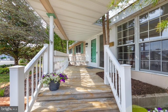 60 Holly, Long Beach Township, NJ 08008 - deck with a porch