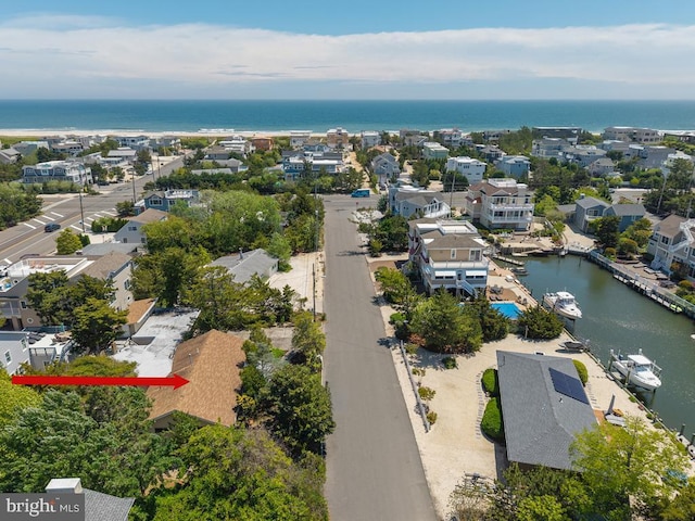 60 Holly, Long Beach Township, NJ 08008 - aerial view of residential area featuring a nearby body of water