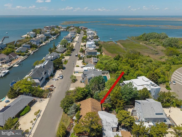 60 Holly, Long Beach Township, NJ 08008 - aerial view of property's location with a large body of water and nearby suburban area