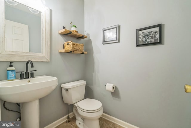 134 Whitaker Ave, North East, MD 21901 - bathroom with toilet, baseboards, and tile patterned floors