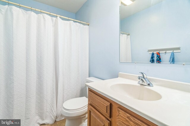 134 Whitaker Ave, North East, MD 21901 - full bath featuring toilet, tile patterned flooring, and vanity